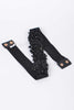 Beaded  Chiffon Floral Belt