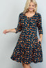 Foxy Foxes Soft Knit Dress