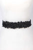 Beaded  Chiffon Floral Belt