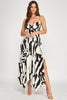 Abstract Attraction Maxi Dress