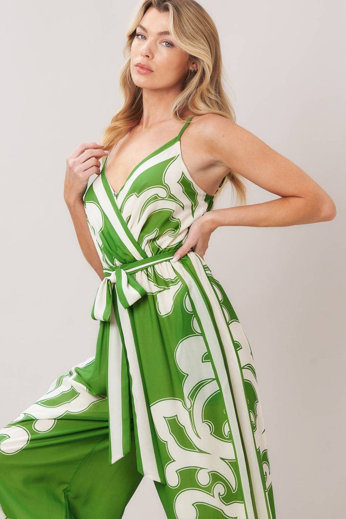 Fresh Summer Greens Jumpsuit