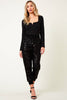 Black Sequin Jogging Pants