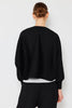 Ribbed Pleated Bolero: Black