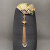 Vintage Asian Fan Brooch