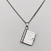 Open Book Charm Gold Plated Necklace