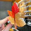 Maple Leaf Hair Claw