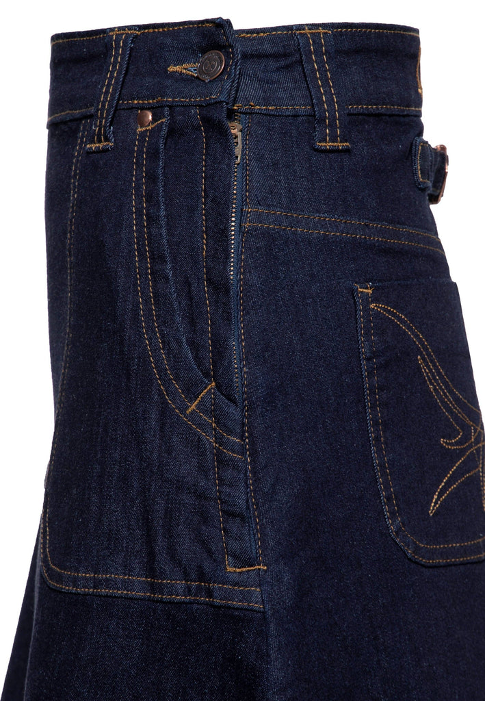 Rock Denim Western Skirt