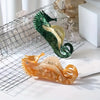 Green Seahorse Hair Claw