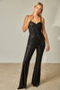Velvet Sequin Rockstar Jumpsuit