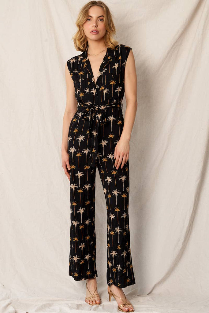 Palm Tree  Jumpsuit
