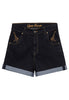 Roadster Denim Shorts: Black