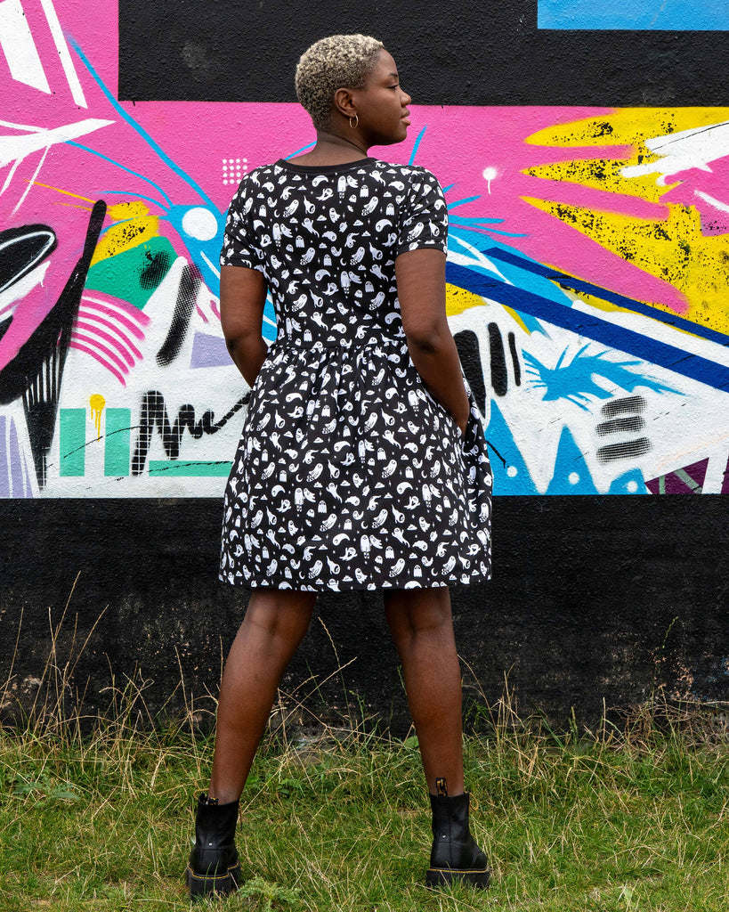 Ghosties Oversized Smock Dress