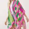 Geometric Print Kimono
