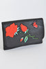 Embroidered Roses Clutch