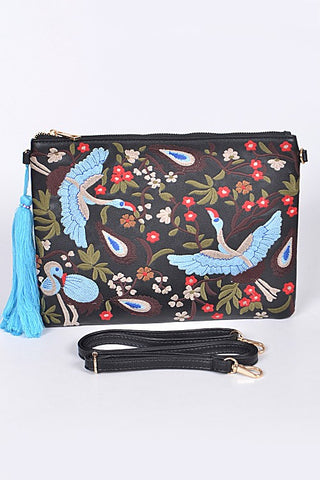 Western Bandana Shoulder Bag: Red