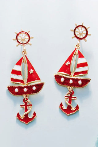 Sail Away Earrings: Multi