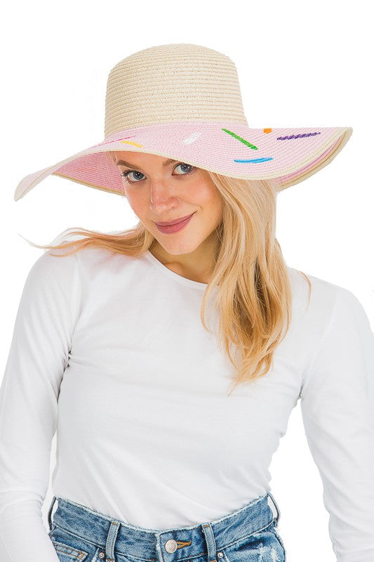 Donut Delight Straw Hat