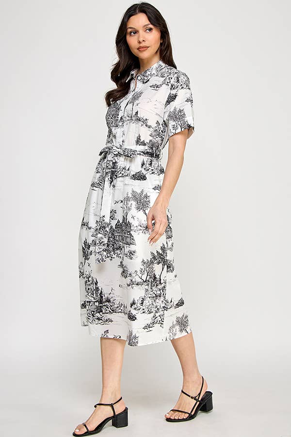 Tolie de Jouy Dress