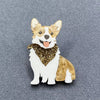 Corgi Acrylic Brooch