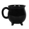Plain Black Ceramic Cauldron Mug