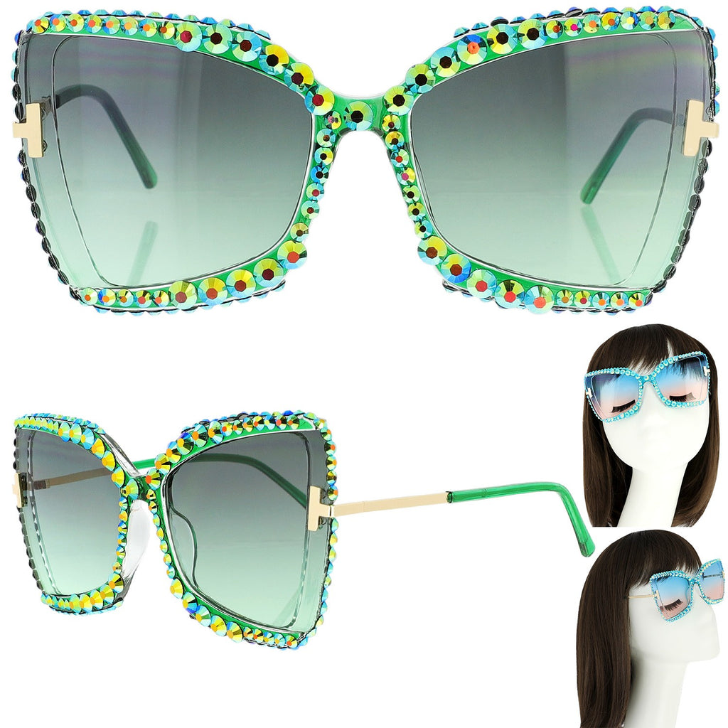 Aqua Glam Glasses