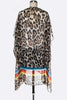 Leopard Rainbow Sheer Kimono