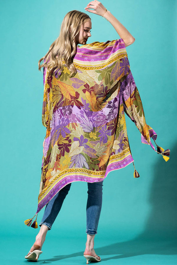 Safari Kimono: Amethyst Grove