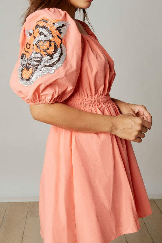 Tiger Queen Mini Dress