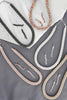 Rhinestone Tubular Necklace: Multi