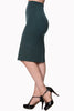 Classic Pencil Skirt: Forest Green