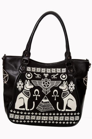 Vintage Cowgirl Crossbody Bag: Black