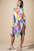 Coastal Pop Viscose Kimono
