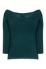 Pretty Illusion Knit Top: Green
