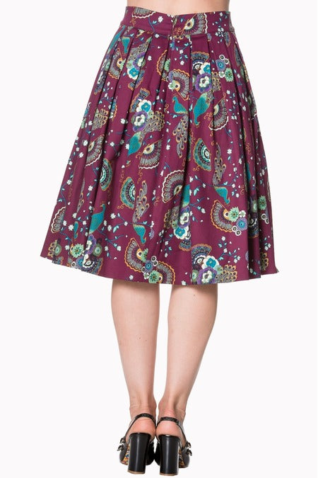Peacock Pleats Skirt