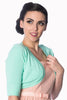 Knit Hudson Bolero: Mint