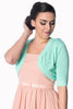 Knit Hudson Bolero: Mint
