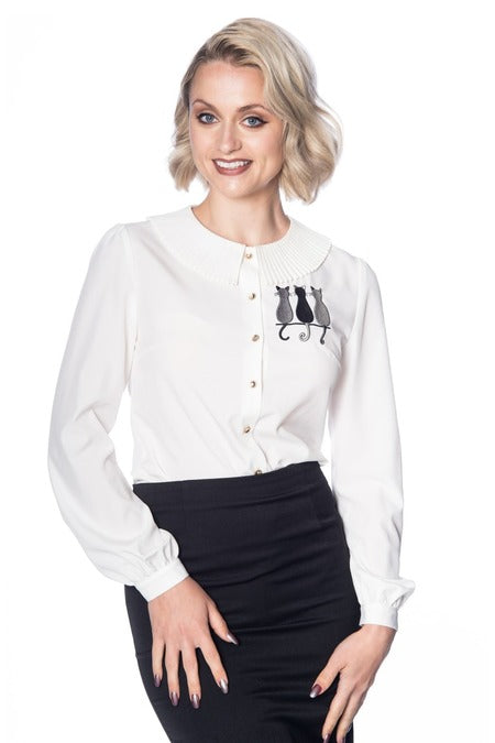 Creative Kitty Blouse