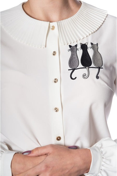 Creative Kitty Blouse