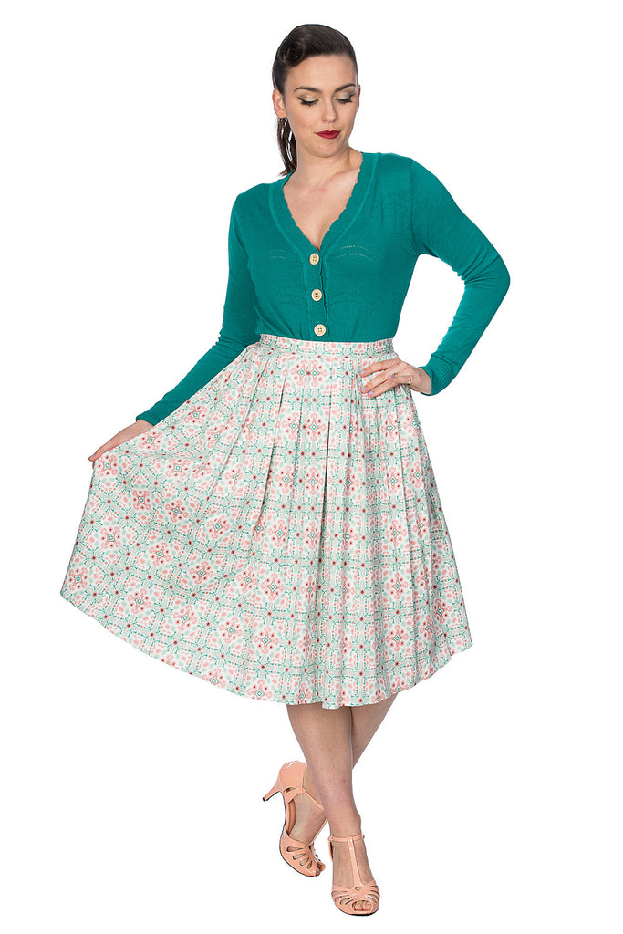 Cotton Scalloped Cardigan