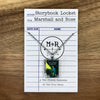 Book Locket Necklace - Nancy Drew - The Hidden Staircase: Stainless Steel
