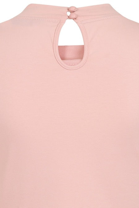 Oui Oui Tie Neck Top: Soft Pink