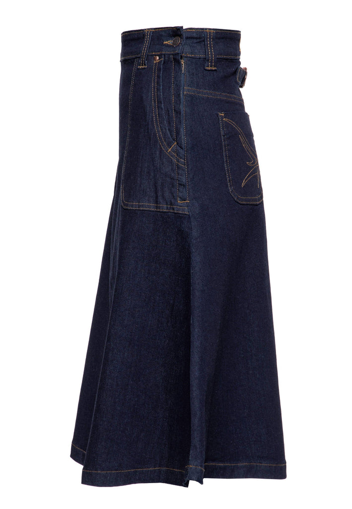 Rock Denim Western Skirt