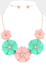 Pastel Flowers Necklace