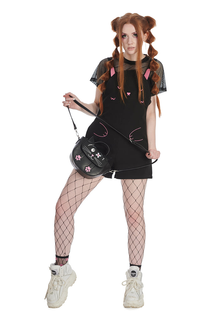 Black Cat Playsuit