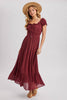 Sugar Plum Wine Maxi Dress