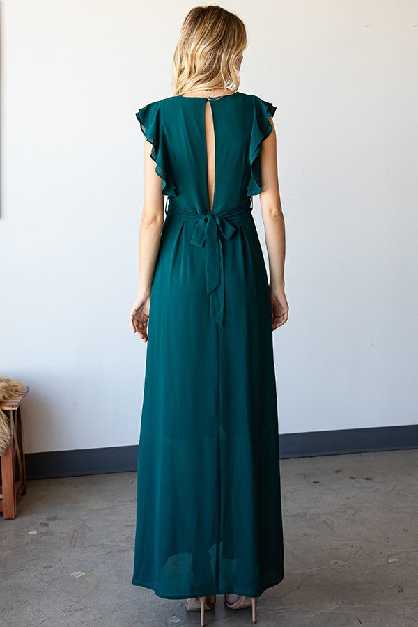Teal Of The Century Maxi Dress