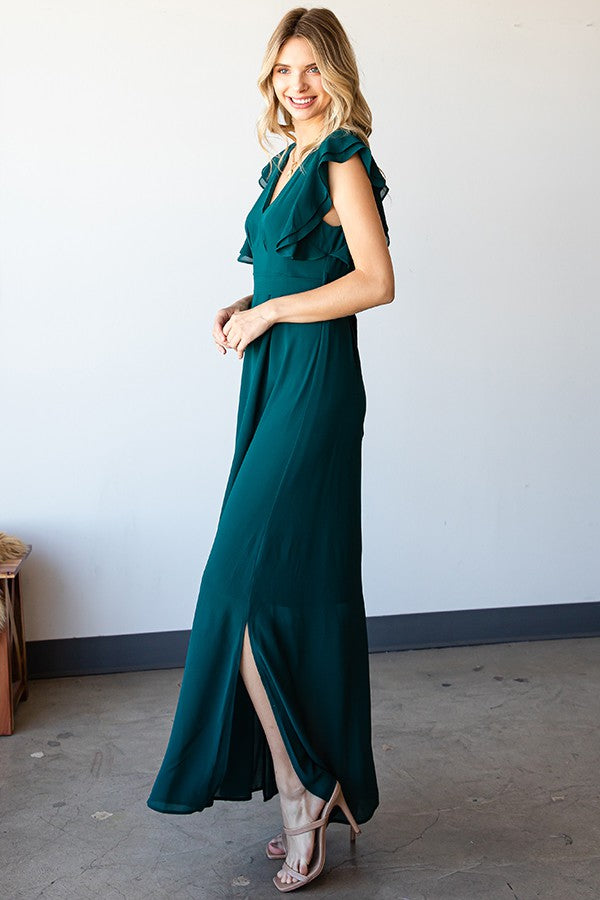 Teal Of The Century Maxi Dress