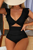 Twist And Shout Swimsuit: Black