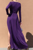 Florence Jersey Maxi Dress: Purple