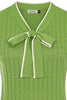 Ahoy Anchors Knit Top: Moss